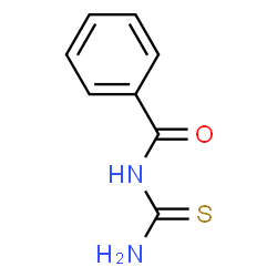 ChemSpider 2D Image | Benzoylthiourea | C8H8N2OS
