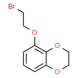 ChemSpider 2D Image | 5-(2-BROMOETHOXY)-2,3-DIHYDRO-1,4-BENZODIOXINE | C10H11BrO3