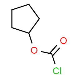 ChemSpider 2D Image | Cyclopentyl chloroformate | C6H9ClO2