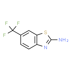 ChemSpider 2D Image | 2-Amino-6-(trifluoromethyl)benzothiazole | C8H5F3N2S