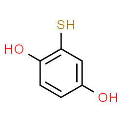 ChemSpider 2D Image | 2,5-Dihydroxythiophenol | C6H6O2S