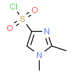ChemSpider 2D Image | 1,2-Dimethylimidazole-4-sulfonyl chloride | C5H7ClN2O2S