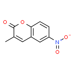 ChemSpider 2D Image | 3-Methyl-6-nitrocoumarin | C10H7NO4