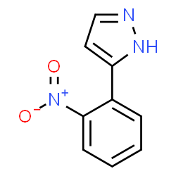 ChemSpider 2D Image | 3-(2-Nitrophenyl)-1H-pyrazole | C9H7N3O2