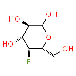 ChemSpider 2D Image | 4-Deoxy-4-fluoro-D-glucose | C6H11FO5
