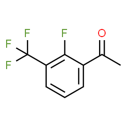 ChemSpider 2D Image | 2'-Fluoro-3'-(trifluoromethyl)acetophenone | C9H6F4O