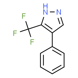 ChemSpider 2D Image | 4-Phenyl-3-(Trifluoromethyl)-1H-Pyrazole | C10H7F3N2