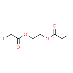 ChemSpider 2D Image | 1,2-Ethanediyl bis(iodoacetate) | C6H8I2O4