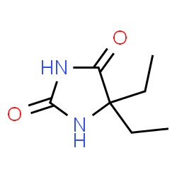 ChemSpider 2D Image | 5,5-diethylhydantoin | C7H12N2O2