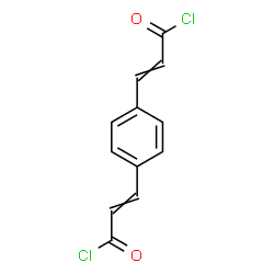 ChemSpider 2D Image | 3,3'-(1,4-Phenylene)bisacryloyl chloride | C12H8Cl2O2