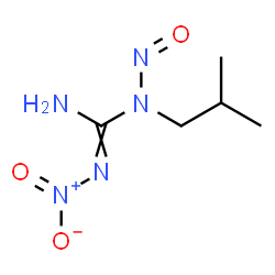 ChemSpider 2D Image | 1-Isobutyl-2-nitro-1-nitrosoguanidine | C5H11N5O3
