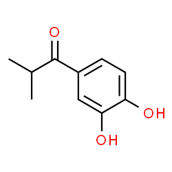 ChemSpider 2D Image | 1-(3,4-Dihydroxyphenyl)-2-methyl-1-propanone | C10H12O3