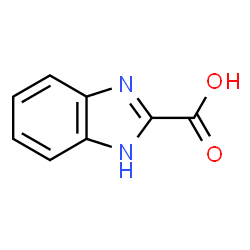 ChemSpider 2D Image | benzimidazole carboxylic acid | C8H6N2O2
