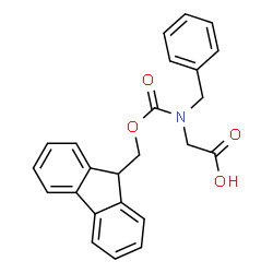 ChemSpider 2D Image | N-Benzyl-N-[(9H-fluoren-9-ylmethoxy)carbonyl]glycine | C24H21NO4