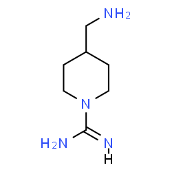 ChemSpider 2D Image | 4-(Aminomethyl)-1-piperidinecarboximidamide | C7H16N4