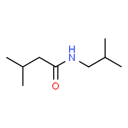 ChemSpider 2D Image | N-Isobutyl-3-methylbutanamide | C9H19NO