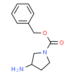 ChemSpider 2D Image | 3-Amino-1-N-Cbz-pyrrolidine | C12H16N2O2