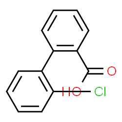 ChemSpider 2D Image | 2'-Chloro-2-biphenylcarboxylic acid | C13H9ClO2