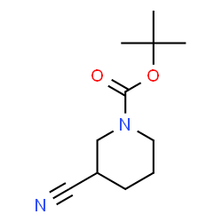 ChemSpider 2D Image | 1-Boc-piperidine-3-carbonitrile | C11H18N2O2
