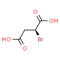 ChemSpider 2D Image | (S)-(-)-2-Bromosuccinic acid | C4H5BrO4