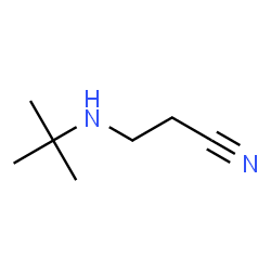 ChemSpider 2D Image | 3-(tert-butylamino)propanenitrile | C7H14N2