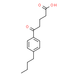 ChemSpider 2D Image | 5-(4-Butylphenyl)-5-oxopentanoic acid | C15H20O3