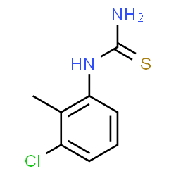 ChemSpider 2D Image | 1-(3-Chloro-2-methylphenyl)thiourea | C8H9ClN2S