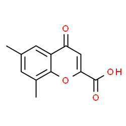 ChemSpider 2D Image | 6,8-Dimethylchromone-2-carboxylic acid | C12H10O4