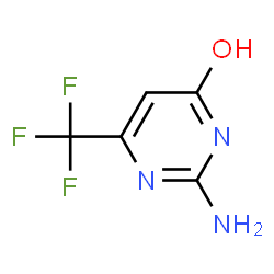 ChemSpider 2D Image | 2-amino-6-(trifluoromethyl)pyrimidin-4-ol | C5H4F3N3O
