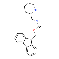ChemSpider 2D Image | 2-N-Fmoc-aminomethyl piperidine | C21H24N2O2