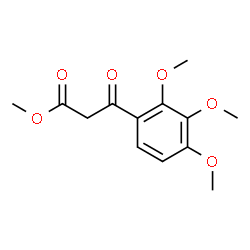 ChemSpider 2D Image | Methyl 3-oxo-3-(2,3,4-trimethoxyphenyl)propanoate | C13H16O6