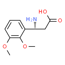 ChemSpider 2D Image | (3R)-3-Amino-3-(2,3-dimethoxyphenyl)propanoic acid | C11H15NO4