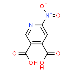 ChemSpider 2D Image | 6-Nitro-3,4-pyridinedicarboxylic acid | C7H4N2O6