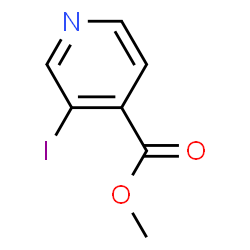 ChemSpider 2D Image | Methyl 3-iodoisonicotinate | C7H6INO2