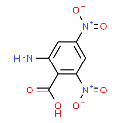 ChemSpider 2D Image | 2-AMINO-4,6-DINITROBENZOIC ACID | C7H5N3O6