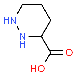 ChemSpider 2D Image | Hexahydro-3-pyridazinecarboxylic acid | C5H10N2O2