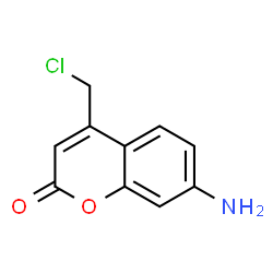 ChemSpider 2D Image | 7-AMINO-4-CHLOROMETHYLCOUMARIN | C10H8ClNO2