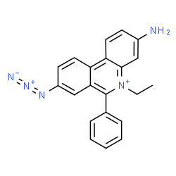 ChemSpider 2D Image | 3-Amino-8-azido-5-ethyl-6-phenylphenanthridinium | C21H19N5