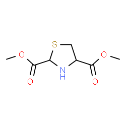 ChemSpider 2D Image | Dimethyl 1,3-thiazolidine-2,4-dicarboxylate | C7H11NO4S