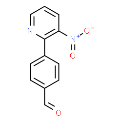 ChemSpider 2D Image | 4-(3-Nitro-2-pyridinyl)benzaldehyde | C12H8N2O3