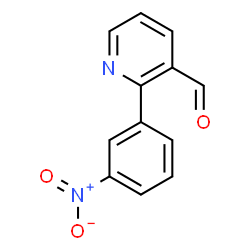 ChemSpider 2D Image | 2-(3-Nitrophenyl)nicotinaldehyde | C12H8N2O3