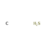 InChI=1/C.H2S/h;1H2
