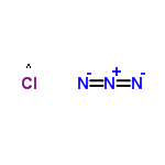 InChI=1/Cl.N3/c;1-3-2/q;-1