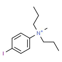 ChemSpider 2D Image | 4-Iodo-N-methyl-N,N-dipropylanilinium | C13H21IN