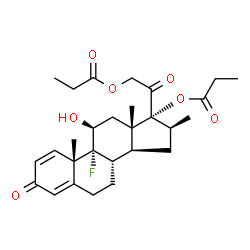 ChemSpider 2D Image | Betamethasone dipropionate | C28H37FO7