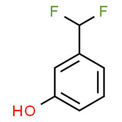 ChemSpider 2D Image | 3-(Difluoromethyl)phenol | C7H6F2O