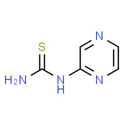 ChemSpider 2D Image | Pyrazin-2-yl-thiourea | C5H6N4S