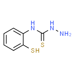 ChemSpider 2D Image | N-(2-Sulfanylphenyl)hydrazinecarbothioamide | C7H9N3S2