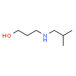 ChemSpider 2D Image | 3-(Isobutylamino)-1-propanol | C7H17NO