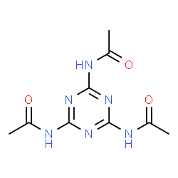 ChemSpider 2D Image | N,N',N''-1,3,5-Triazine-2,4,6-triyltriacetamide | C9H12N6O3